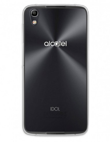Funda Gel Silicona Liso Transparente para Alcatel Idol 4