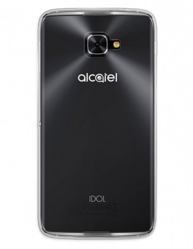 Funda Gel Silicona Liso Transparente para Alcatel Idol 4S