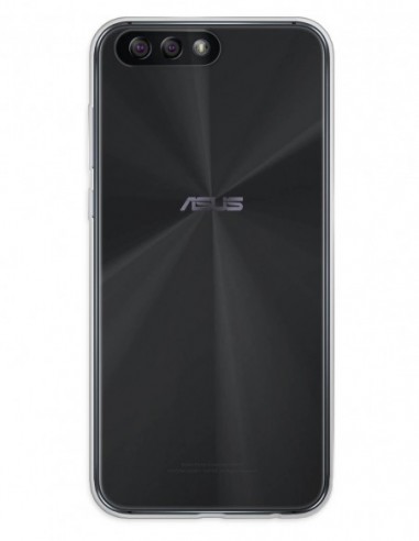 Funda Gel Silicona Liso Transparente para Asus Zenfone 4 ZE554KL