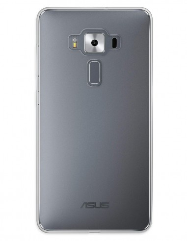 Funda Gel Silicona Liso Transparente para Asus Zengone 3 5.5" ZE552KL