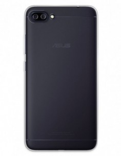 Funda Gel Silicona Liso Transparente para Asus Zenfone 4 Max ZC554KL