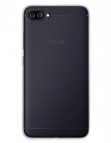 Funda Gel Silicona Liso Transparente para Asus Zenfone 4 Plus ZC554KL