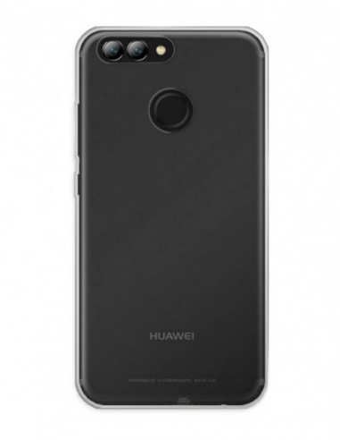 Funda Gel Silicona Liso Transparente para Huawei Nova 2