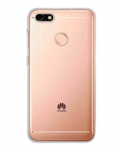 Funda Gel Silicona Liso Transparente para Huawei Y6 Pro (2017)