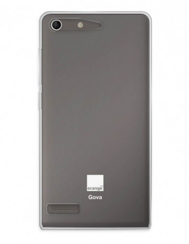 Funda Gel Silicona Liso Transparente para Huawei P7 Mini