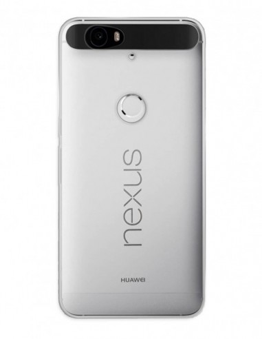 Funda Gel Silicona Liso Transparente para Huawei Nexus 6P