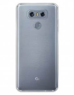 Funda Gel Silicona Liso Transparente para Lg G6 Plus