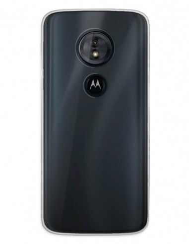 Funda Gel Silicona Liso Transparente para Motorola Moto G6 Play