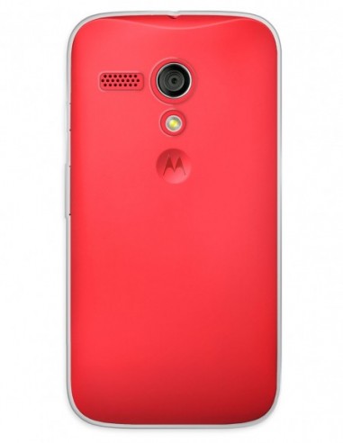 Funda Gel Silicona Liso Transparente para Motorola Moto G