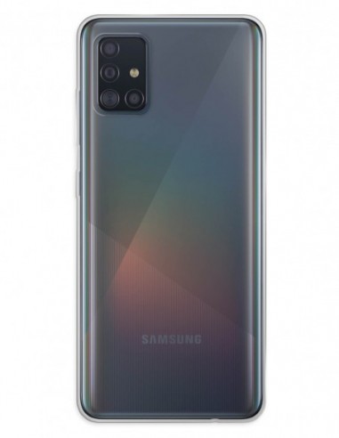 Funda Gel Silicona Liso Transparente para Samsung Galaxy A51