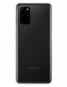 Funda Gel Silicona Liso Transparente para Samsung Galaxy S20 Plus