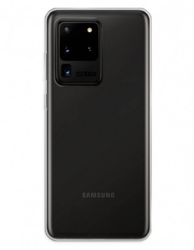 Funda Gel Silicona Liso Transparente para Samsung Galaxy S20 Ultra