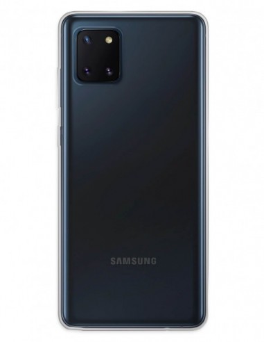 Funda Gel Silicona Liso Transparente para Samsung Galaxy Note 10 Lite