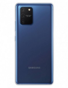 Funda Gel Silicona Liso Transparente para Samsung Galaxy S10 Lite