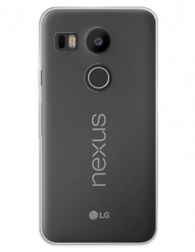 Funda Funda Gel Silicona Liso Transparente para Lg Nexus 5X