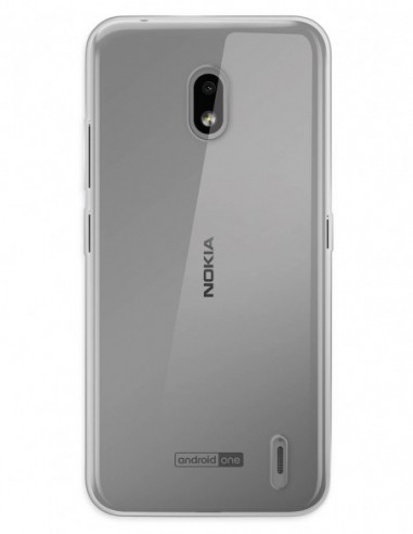 Funda Funda Gel Silicona Liso Transparente para Nokia Lumia 2.2