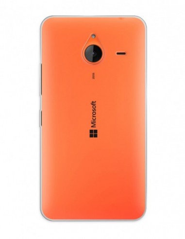 Funda Funda Gel Silicona Liso Transparente para Nokia Lumia 640 XL