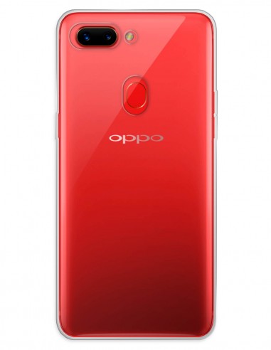 Funda Funda Gel Silicona Liso Transparente para Oppo R15 Pro