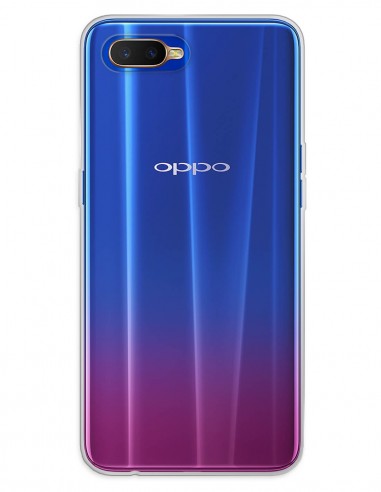 Funda Funda Gel Silicona Liso Transparente para Oppo RX17 Neo