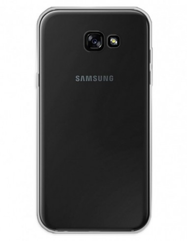 Funda Funda Gel Silicona Liso Transparente para Samsung Galaxy A7 (2017)