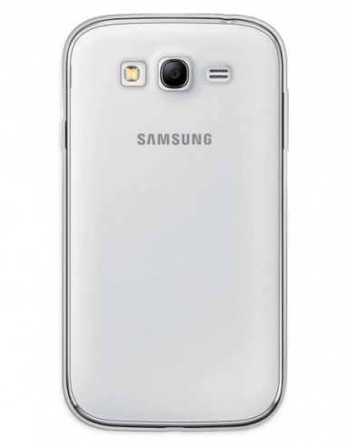 Funda Funda Gel Silicona Liso Transparente para Samsung Galaxy Grand