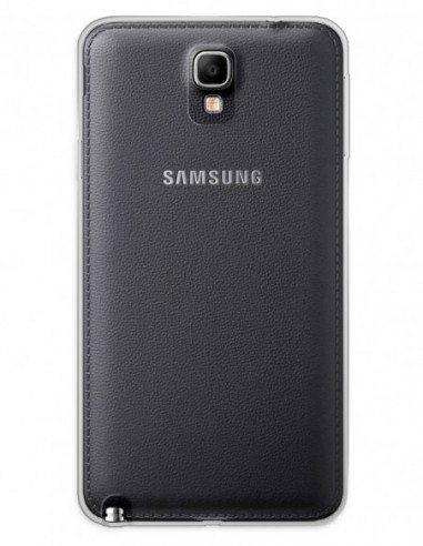Funda Funda Gel Silicona Liso Transparente para Samsung Galaxy Note 3