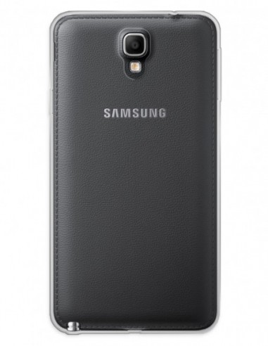 Funda Funda Gel Silicona Liso Transparente para Samsung Galaxy Note 3 Neo