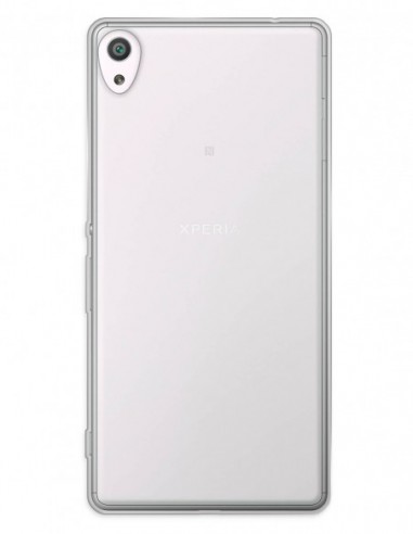 Funda Funda Gel Silicona Liso Transparente para Sony Xperia C6