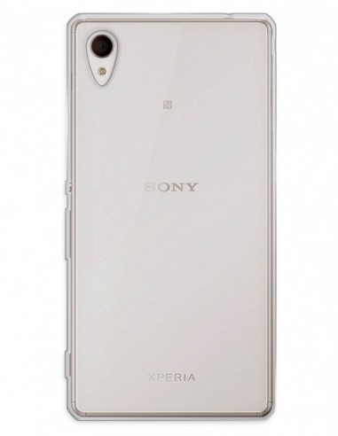 Funda Funda Gel Silicona Liso Transparente para Sony Xperia M4 Aqua