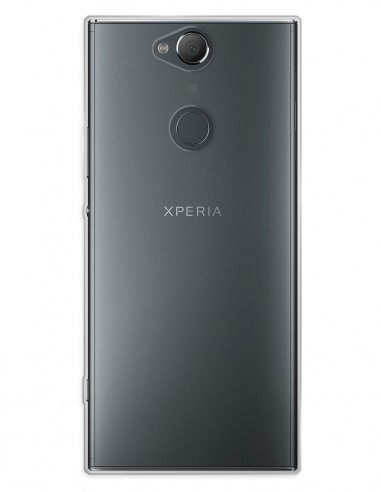 Funda Funda Gel Silicona Liso Transparente para Sony Xperia XA2 Plus