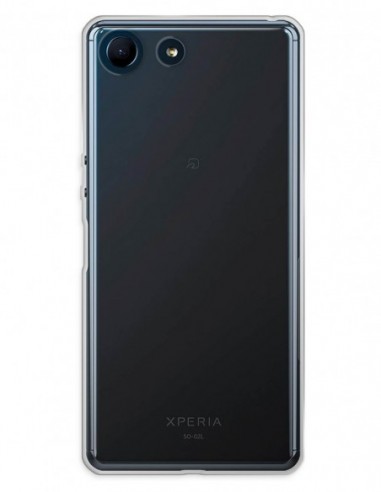Funda Funda Gel Silicona Liso Transparente para Sony Xperia XZ4 Compact