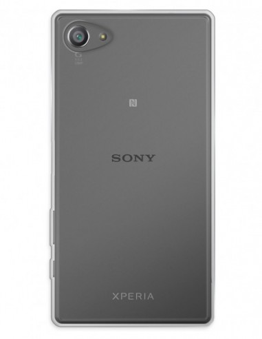 Funda Funda Gel Silicona Liso Transparente para Sony Xperia Z5 Compact