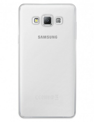 Funda Funda Gel Silicona Liso Transparente para Samsung Galaxy A7