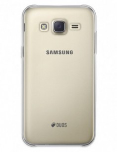 Funda Gel Silicona Liso Transparente para Samsung Galaxy J7 Neo