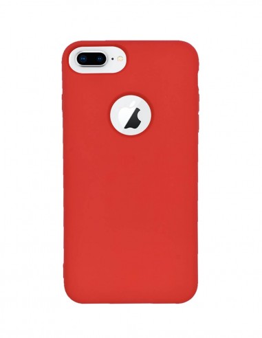 Funda Silicona Suave tipo Apple Roja para Apple iPhone 8 Plus