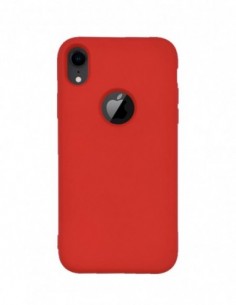 Funda Silicona Suave tipo Apple Roja para Apple iPhone XR