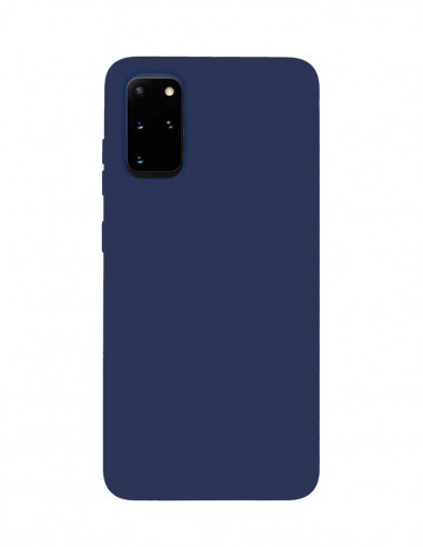 Funda Silicona Suave tipo Apple Azul para Samsung Galaxy S20 Plus