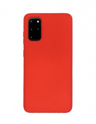 Funda Silicona Suave tipo Apple Roja para Samsung Galaxy S20 Plus