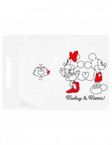 Funda Disney Mickey y Minnie Blanca para Tablet Universal 7"