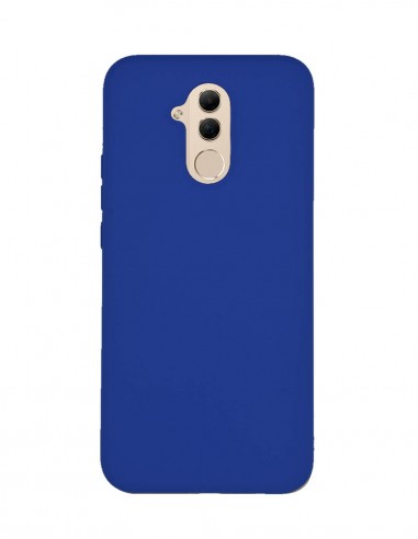 Funda Silicona Suave tipo Apple Azul para Huawei Mate 20 Lite