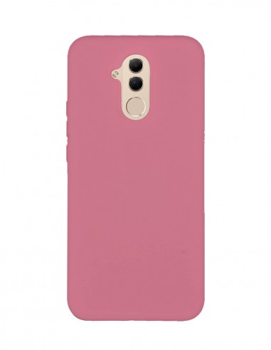 Funda Silicona Suave tipo Apple Rosa Claro para Huawei Mate 20 Lite