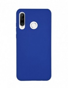 Funda Silicona Suave tipo Apple Azul para Huawei P30 Lite
