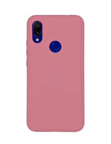 Funda Silicona Suave tipo Apple Rosa Claro para Xiaomi Redmi 7