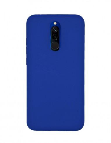 Funda Silicona Suave tipo Apple Azul para Xiaomi Redmi 8A