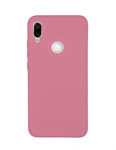 Funda Silicona Suave tipo Apple Rosa Claro para Xiaomi Redmi Note 7