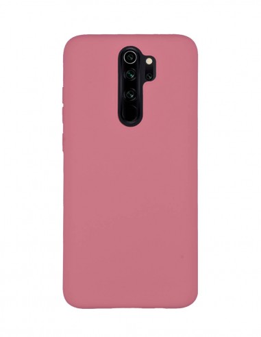 Funda Silicona Suave tipo Apple Rosa Claro para Xiaomi Redmi Note 8 Pro