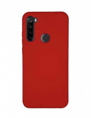 Funda Silicona Suave tipo Apple Roja para Xiaomi Redmi Note 8T