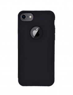 Funda Silicona Suave Negra para Apple iPhone SE (2020)