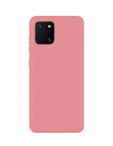 Funda Silicona Suave tipo Apple Rosa Palo para Samsung Galaxy A81