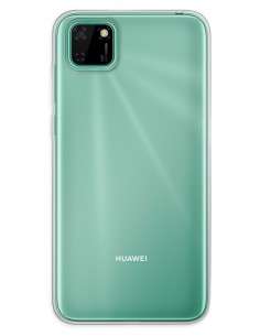 Funda Gel Silicona Liso Transparente para Huawei Y5P